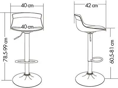 Photo du produit TABOURET JULY NOIR