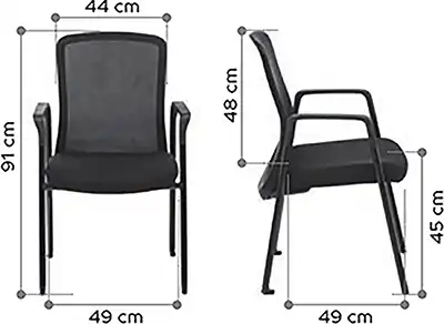 Photo du produit CHAISE KENVO NOIR (vendue par 2)