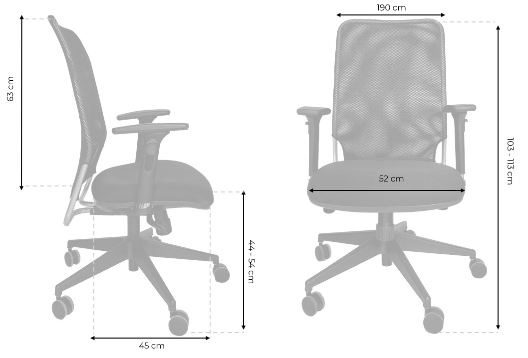 Photo du produit FAUTEUIL ERGONOMIQUE SKAIRO