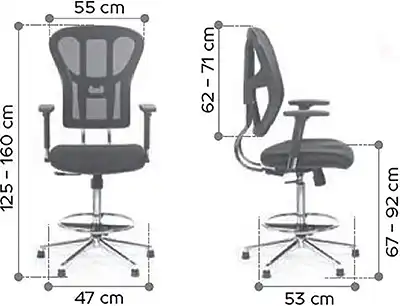 Photo du produit TABOURET HAUT TANET NOIR