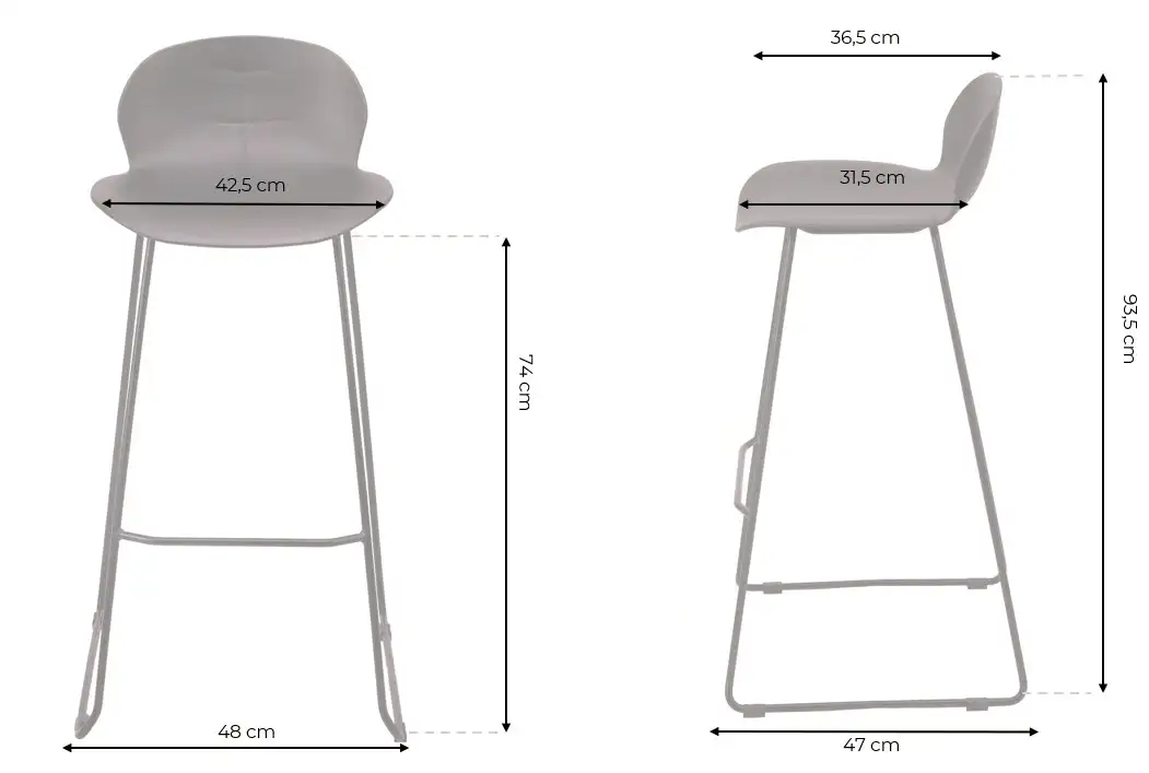Photo du produit TABOURET LOOPS MOUTARDE PIETEMENT FENETRE