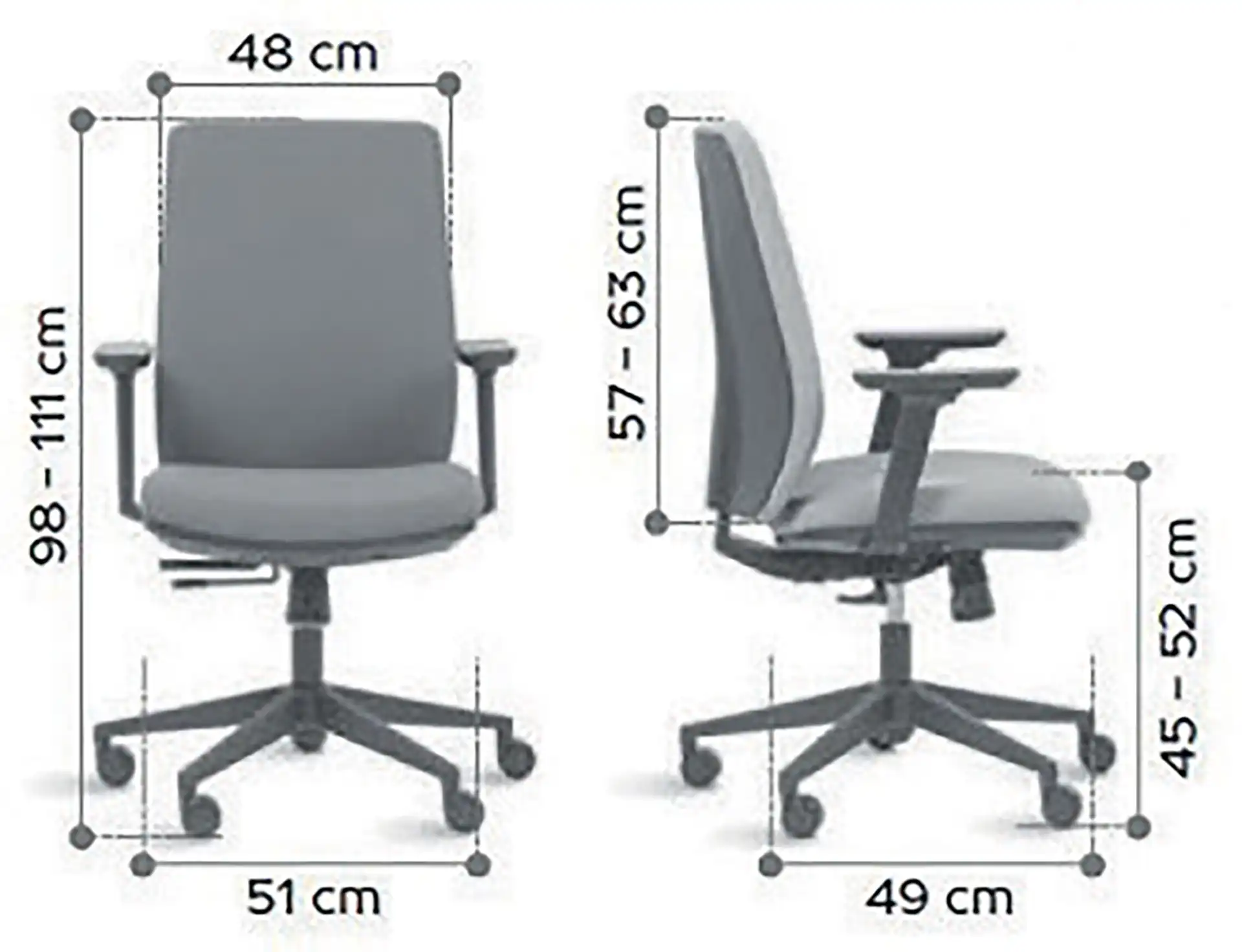 Photo du produit FAUTEUIL ERGONOMIQUE SHERMAN BLEU/BLUE