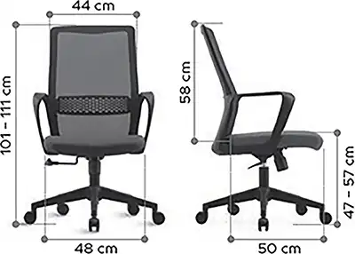 Photo du produit FAUTEUIL ZIGY BLEU/NOIR