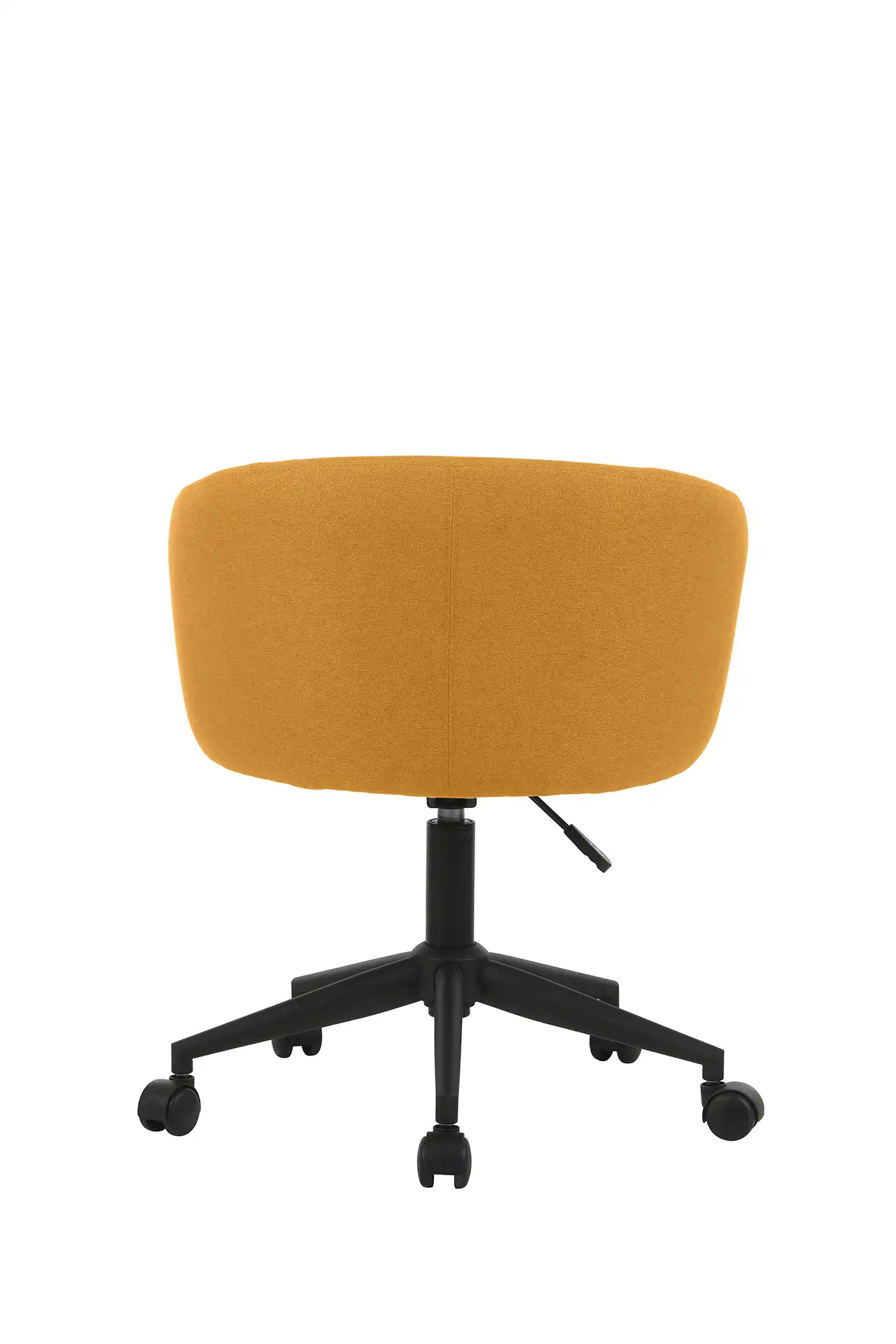 Photo du produit FAUTEIL TISSU ARCO JAUNE SAFRAN ROULETTES