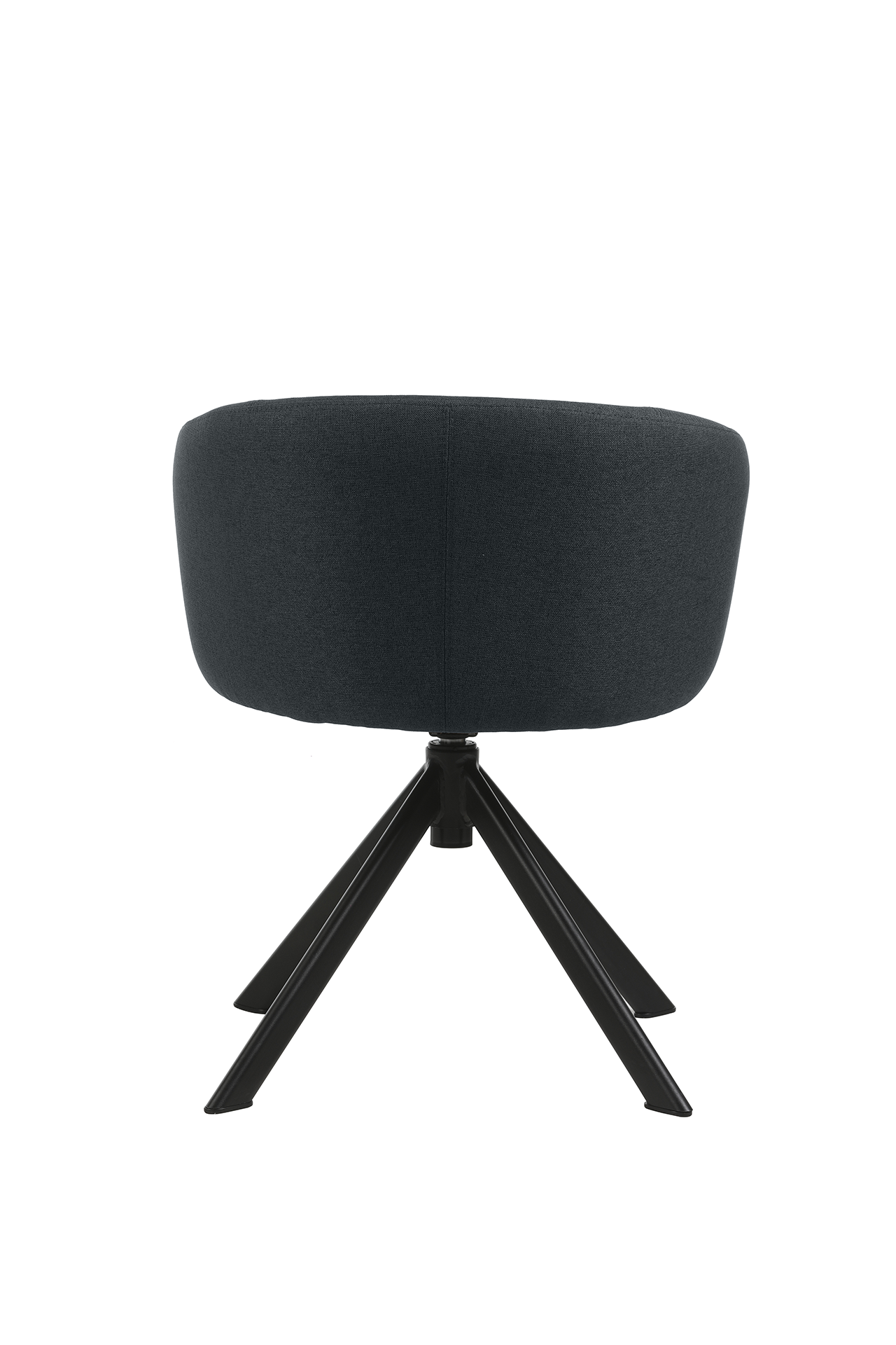 Photo du produit FAUTEUIL TISSU NON FEU ARCO BLEU NUIT PIED PYRAMIDAL
