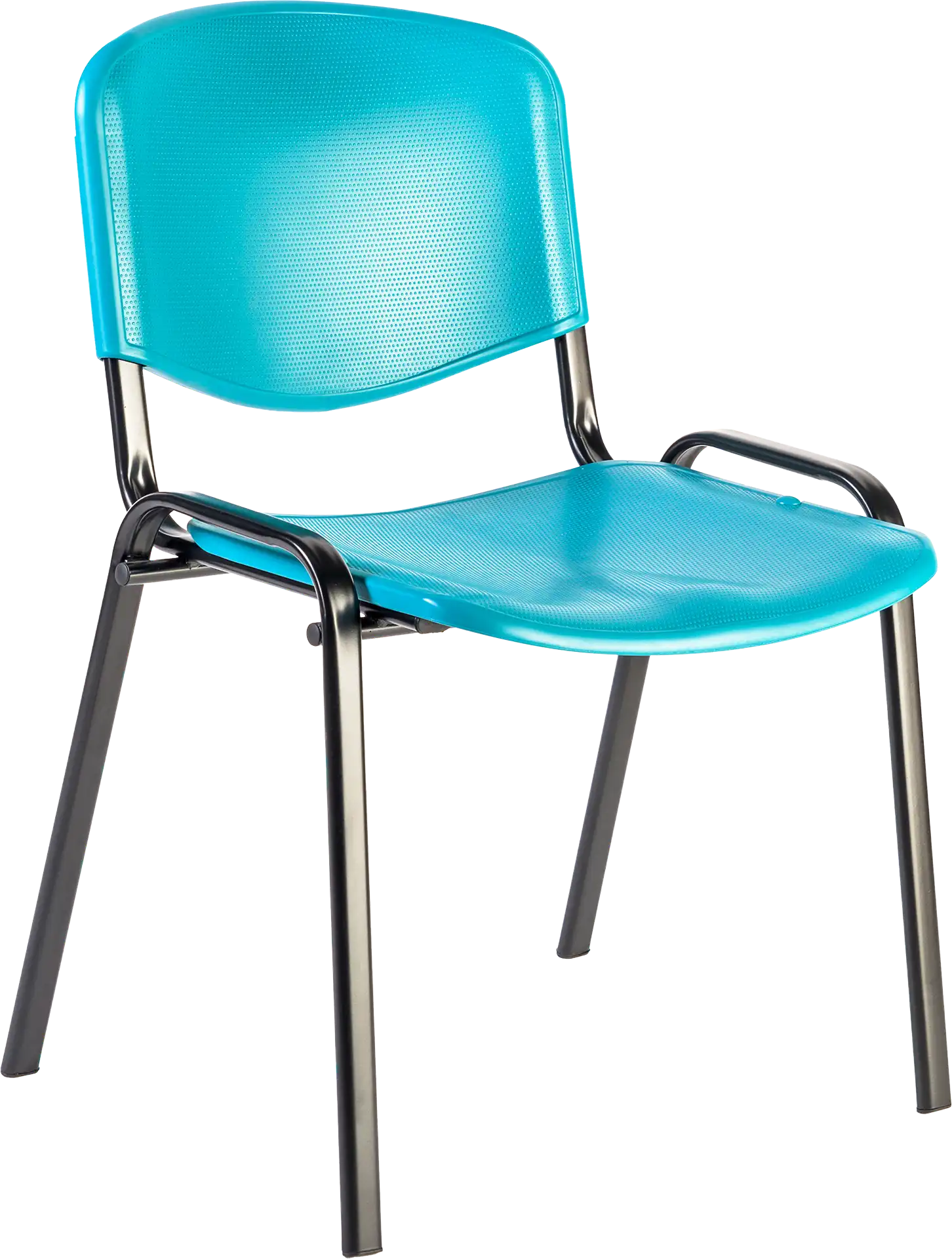 Photo du produit CHAISE VISICOLOR TURQUOISE/TURQUOISE PIEDS NOIRS