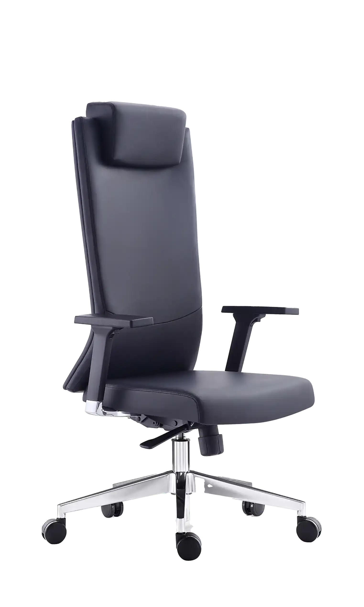 Photo du produit FAUTEUIL DIRECTION - MANAGER CUIR CHEVERNY NOIR/BLACK