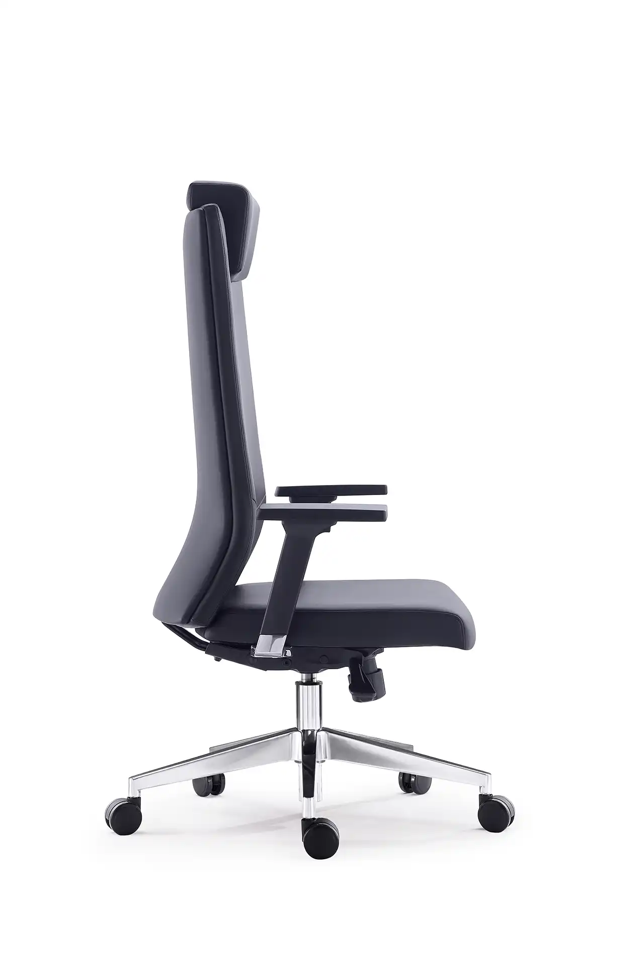 Photo du produit FAUTEUIL DIRECTION - MANAGER CUIR CHEVERNY NOIR/BLACK