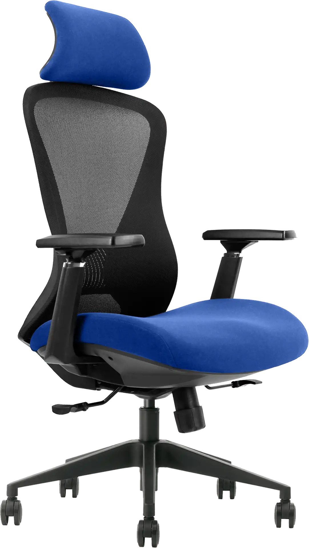 Photo du produit FAUTEUIL DESIGNER BLEU/NOIR