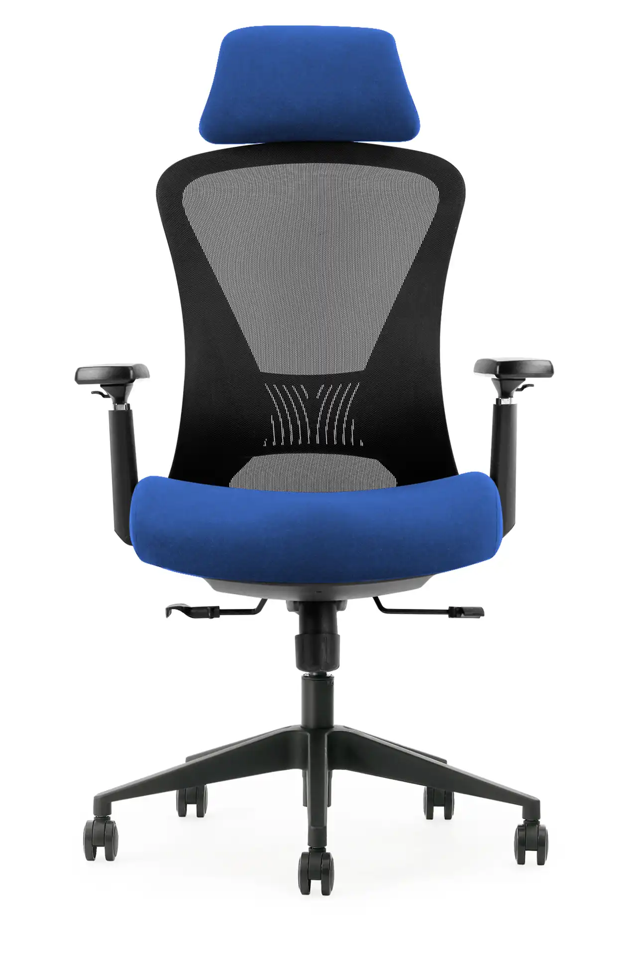 Photo du produit FAUTEUIL DESIGNER BLEU/NOIR