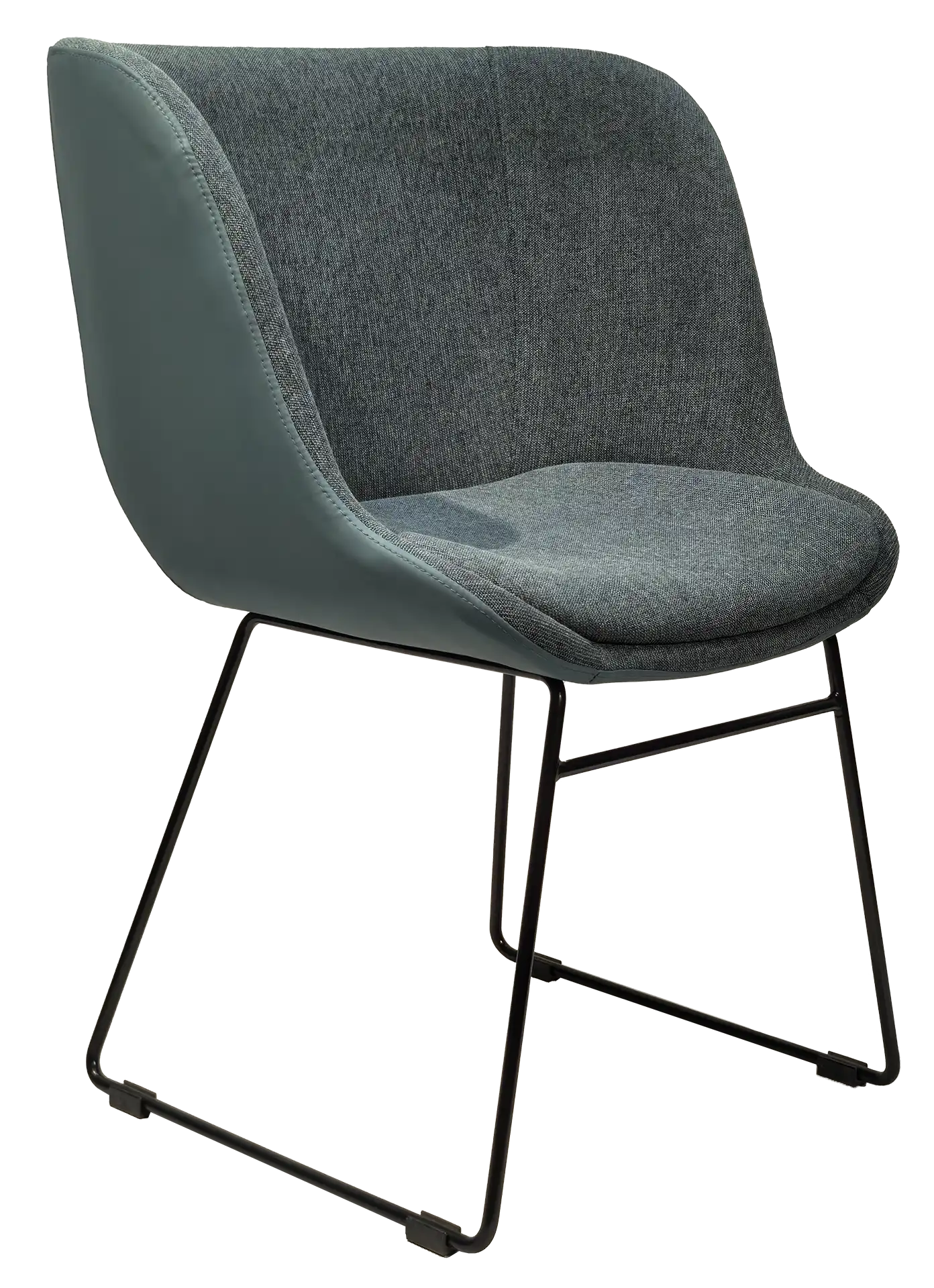 Photo du produit FAUTEUIL EGGY BLEU PIETEMENT FENETRE