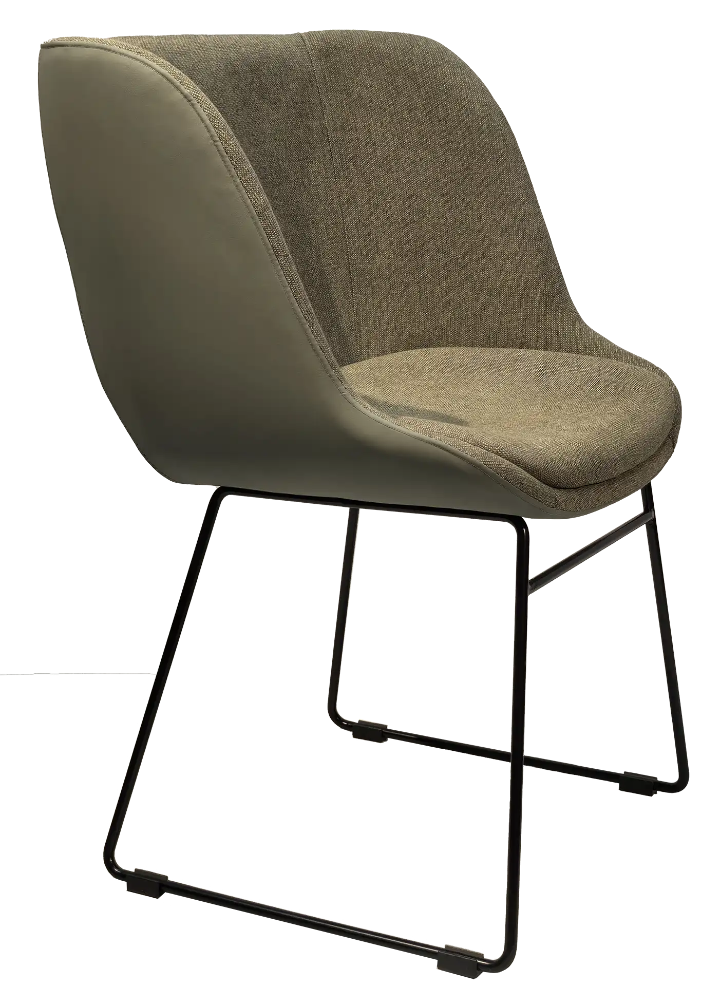 Photo du produit FAUTEUIL EGGY VERT PIETEMENT FENETRE