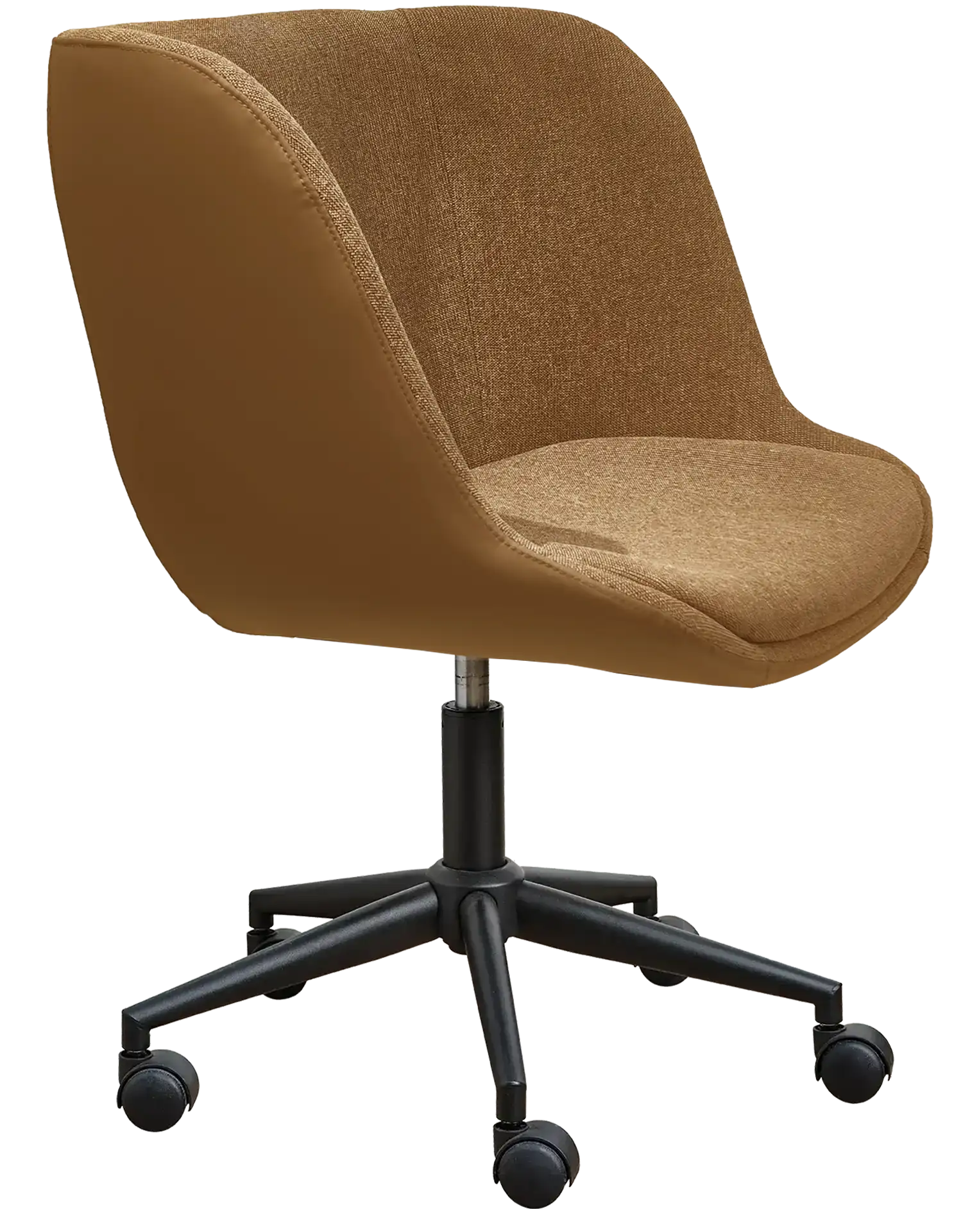 Photo du produit FAUTEUIL EGGY TAUPE PIETEMENT ROULETTES NOIRES