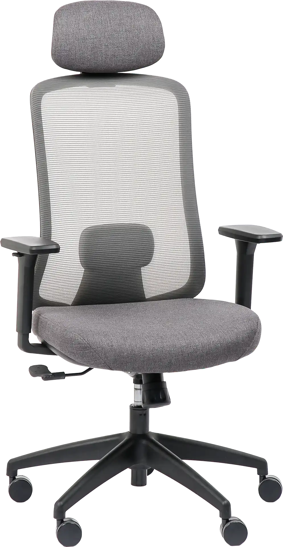 Photo du produit FAUTEUIL ERGONOMIQUE AVEC APPUI TETE LANDO GRIS-GRIS