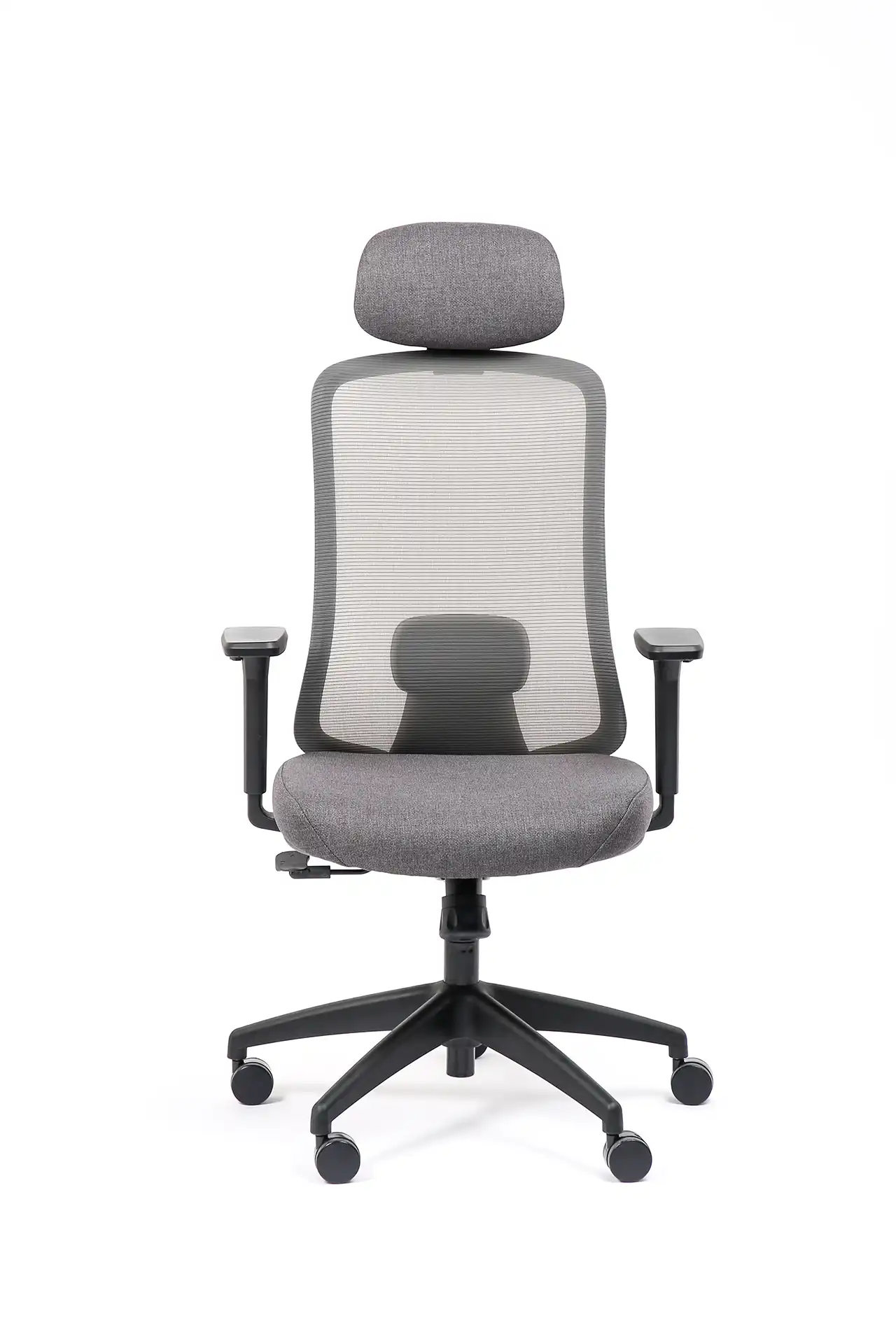 Photo du produit FAUTEUIL ERGONOMIQUE AVEC APPUI TETE LANDO GRIS-GRIS