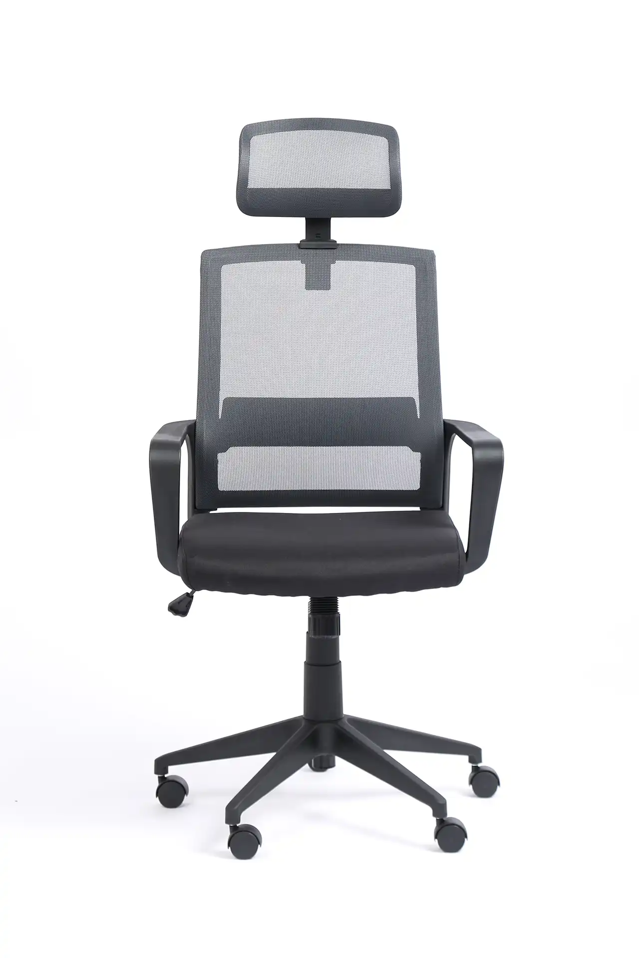 Photo du produit FAUTEUIL LIBERTY NOIR/GRIS AVEC APPUI TETE