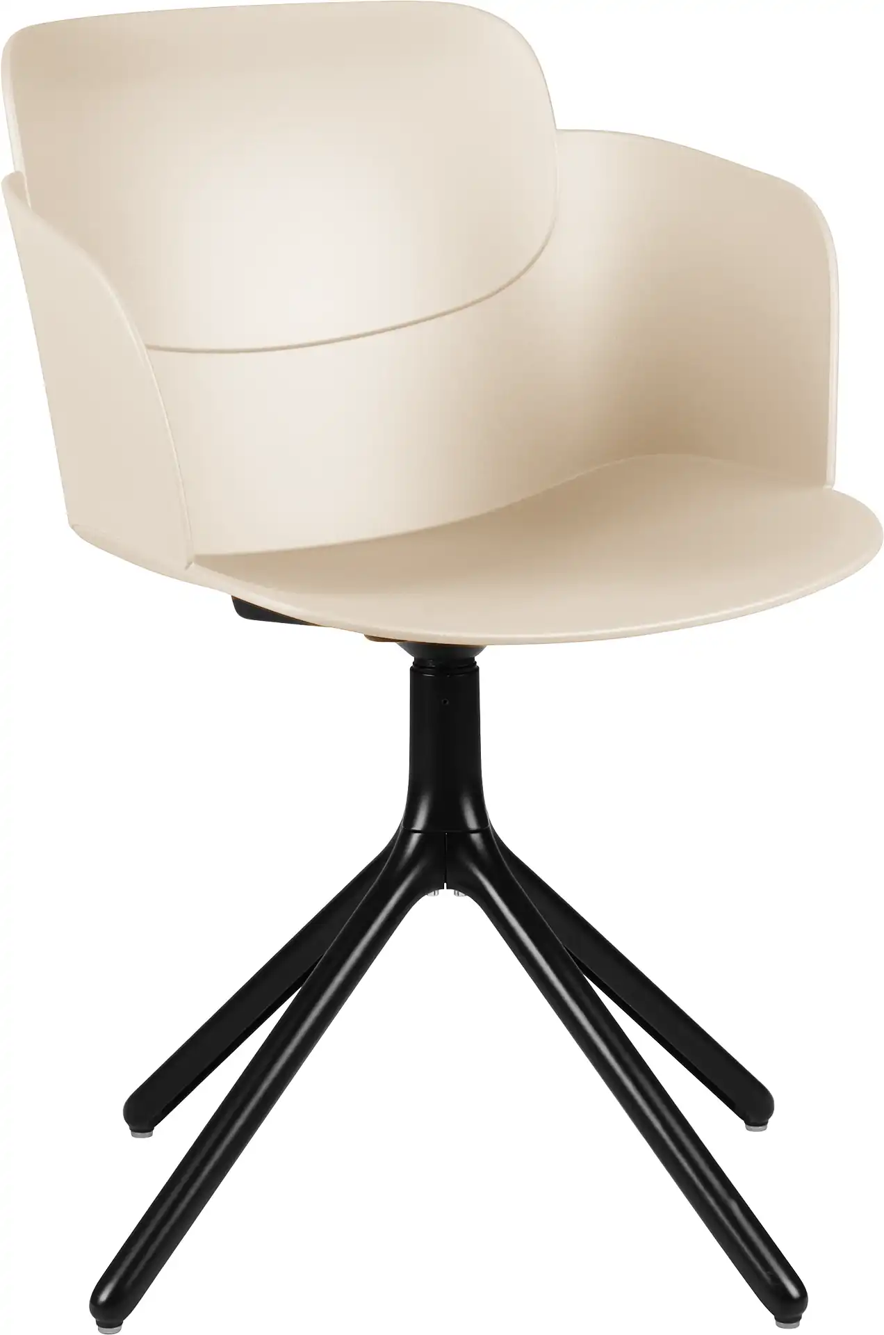 Photo du produit CHAISE LOOPS BEIGE AVEC ACCOUDOIRS PIETEMENT NOIR