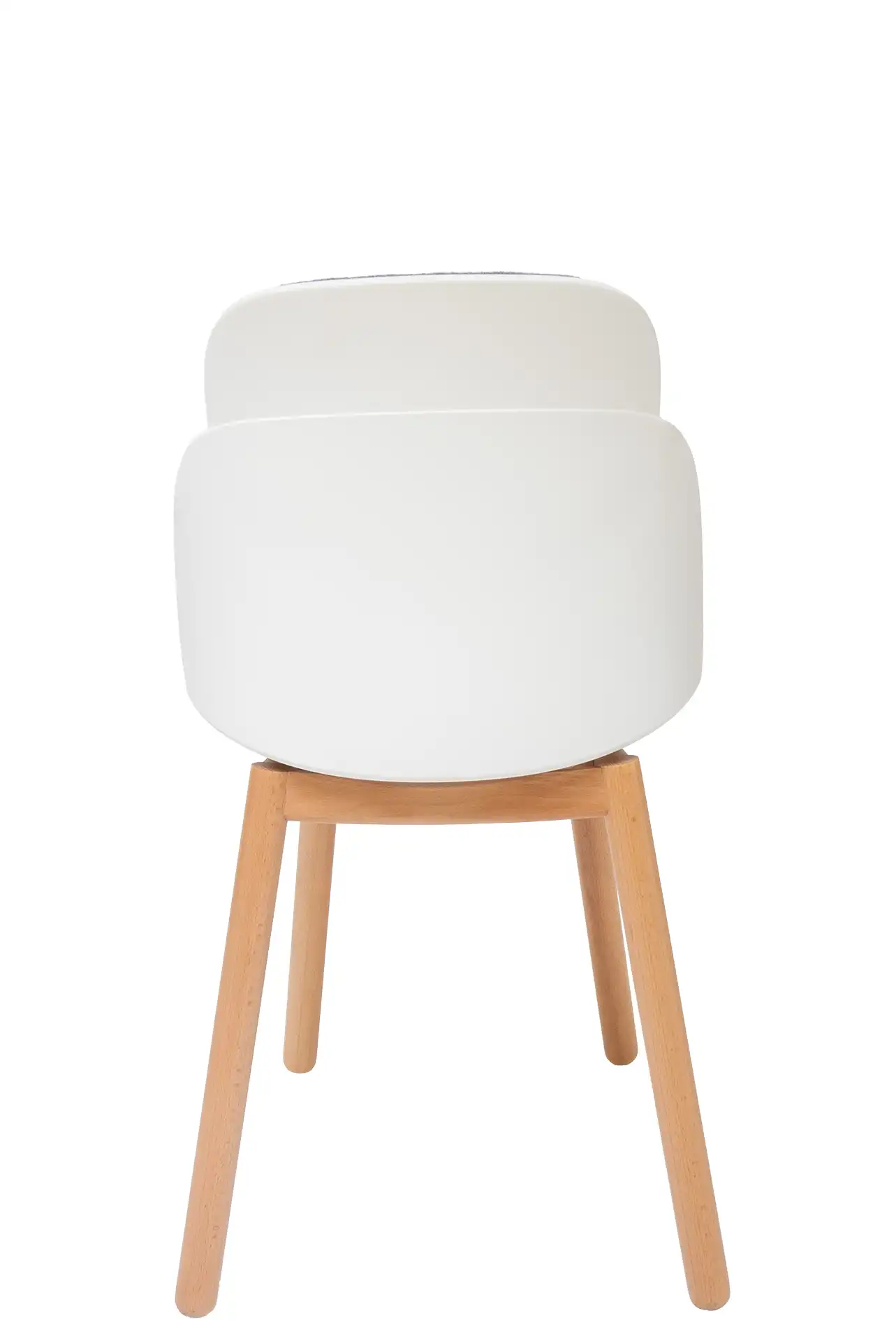 Miniature du produit CHAISE LOOPS BLANCHE AVEC PLACET PIETEMENT BOIS