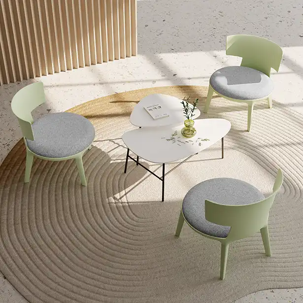 KIT MACARON : 2 MACARONS VERT + TABLES