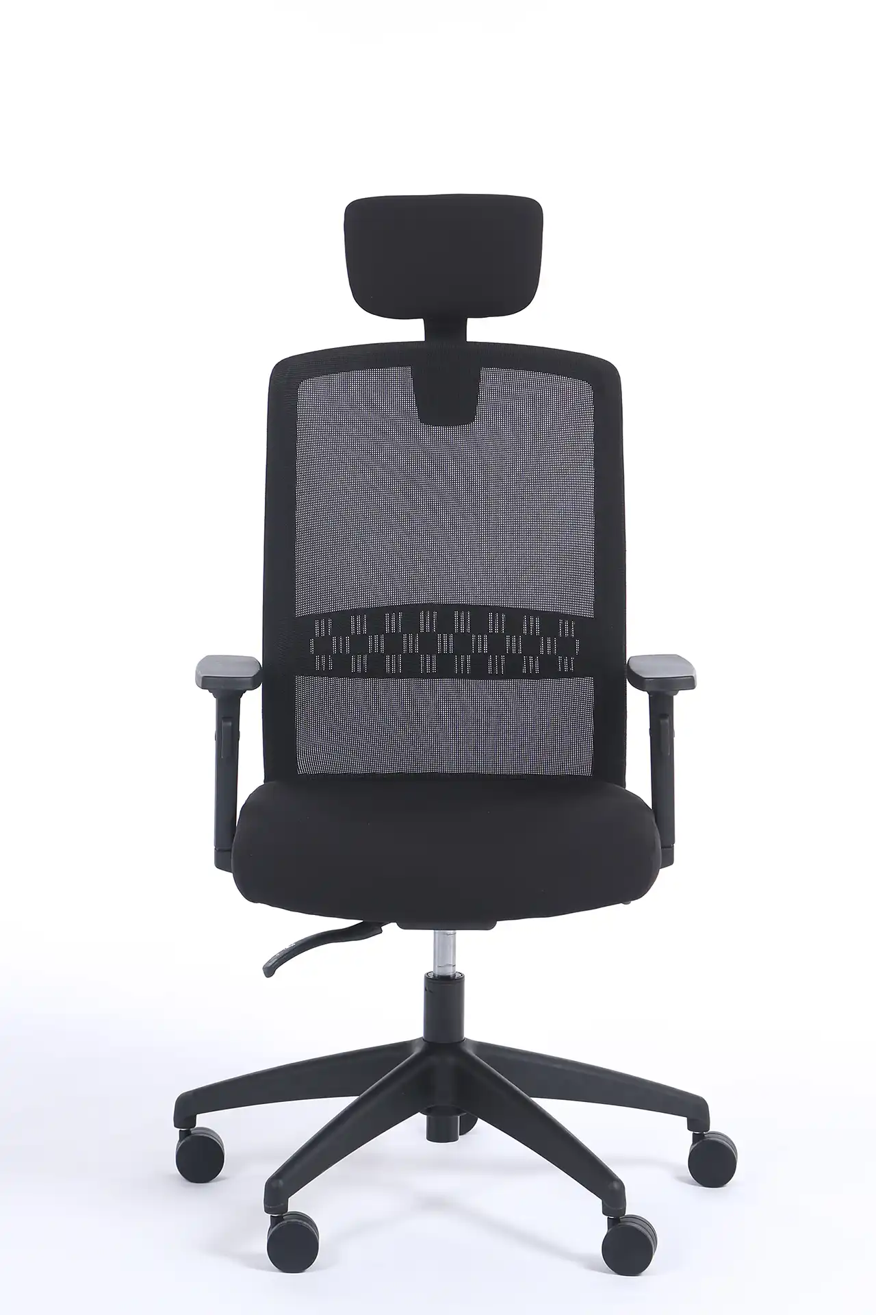 Photo du produit FAUTEUIL SCOTT SYNCHRONE NOIR/NOIR AVEC APPUI-TÊTE