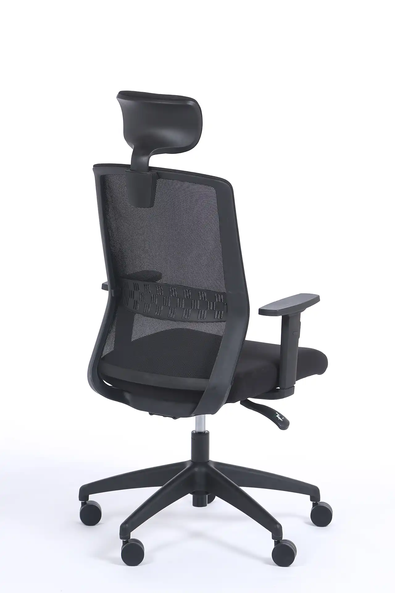 Photo du produit FAUTEUIL SCOTT SYNCHRONE NOIR/NOIR AVEC APPUI-TÊTE