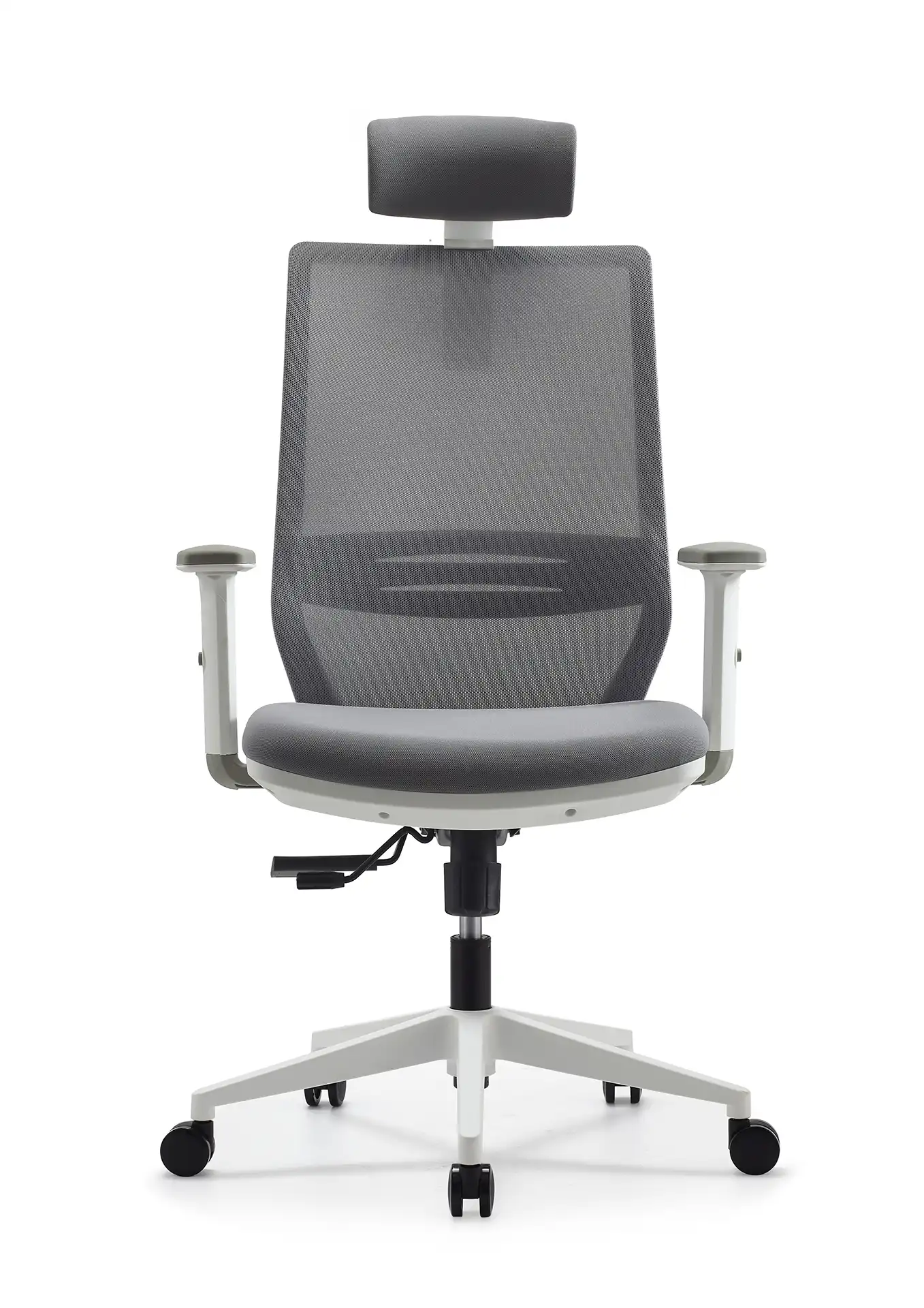 Photo du produit FAUTEUIL ERGONOMIQUE TECSY GRIS STRUCTURE BLANCHE