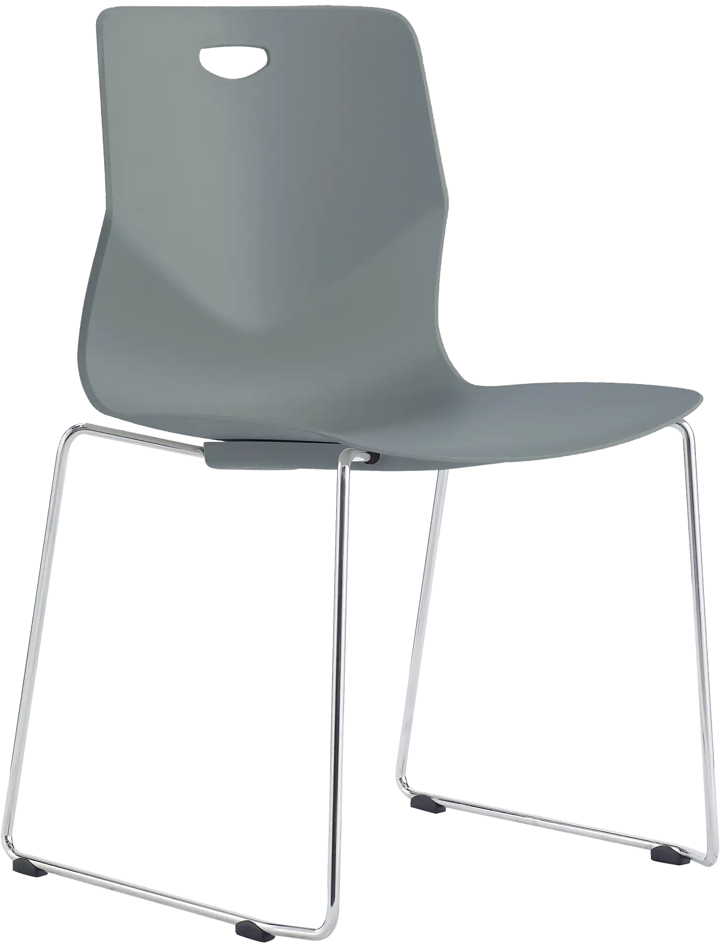 Photo du produit CHAISE TECSEAT GRISE PIED FENETRE CHROME