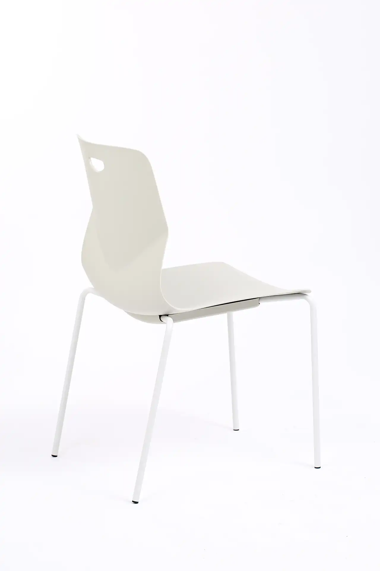 Photo du produit CHAISE TECSEAT BLANCHE 4 PIEDS BLANCS