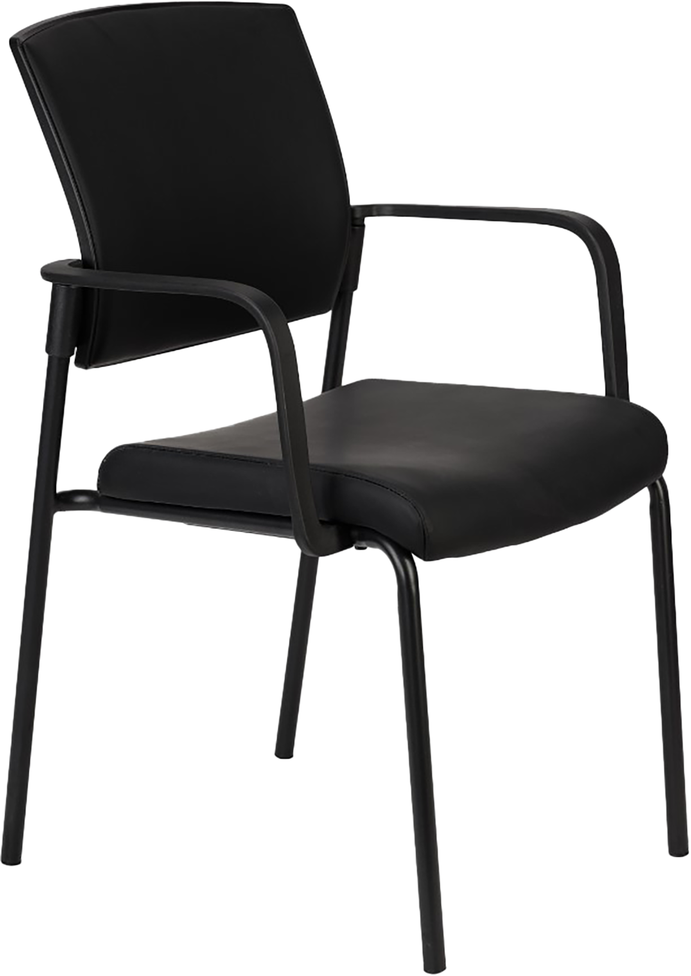 Photo du produit CHAISE SYNERGY NOIRE ASSISE PU DOSSIER PU
